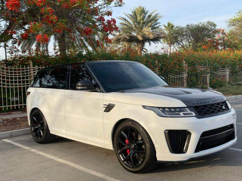 rent-a-car-dubai-range-rover-SVR Rent a car in Dubai and Abu Dhabi Range Rover Sport - car rental made easy powerful sporty SUV for family