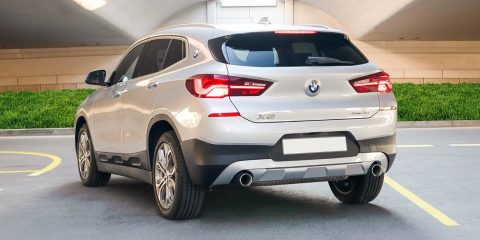 BMW X2 rent a car in Dubai and Abu Dhabi - car rental made easy automatic transmision cheap family SUV in Dubai from Volocar