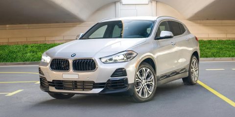 BMW X2 rent a car in Dubai and Abu Dhabi - car rental made easy automatic transmision cheap family SUV in Dubai from Volocar