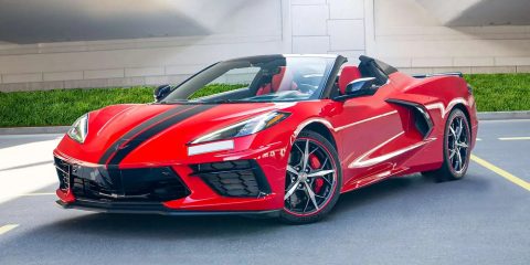 Chevy Chevrolet Corvette C8 for rent in Dubai. Corvette rental exotic supercar for hire dubai