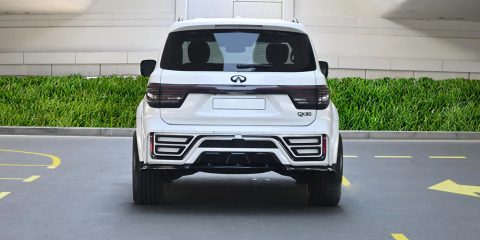 Rent a car in Dubai big Family Suv for hire in Dubai and Abu Dhabi - Infinity qx80 ideal family SUV