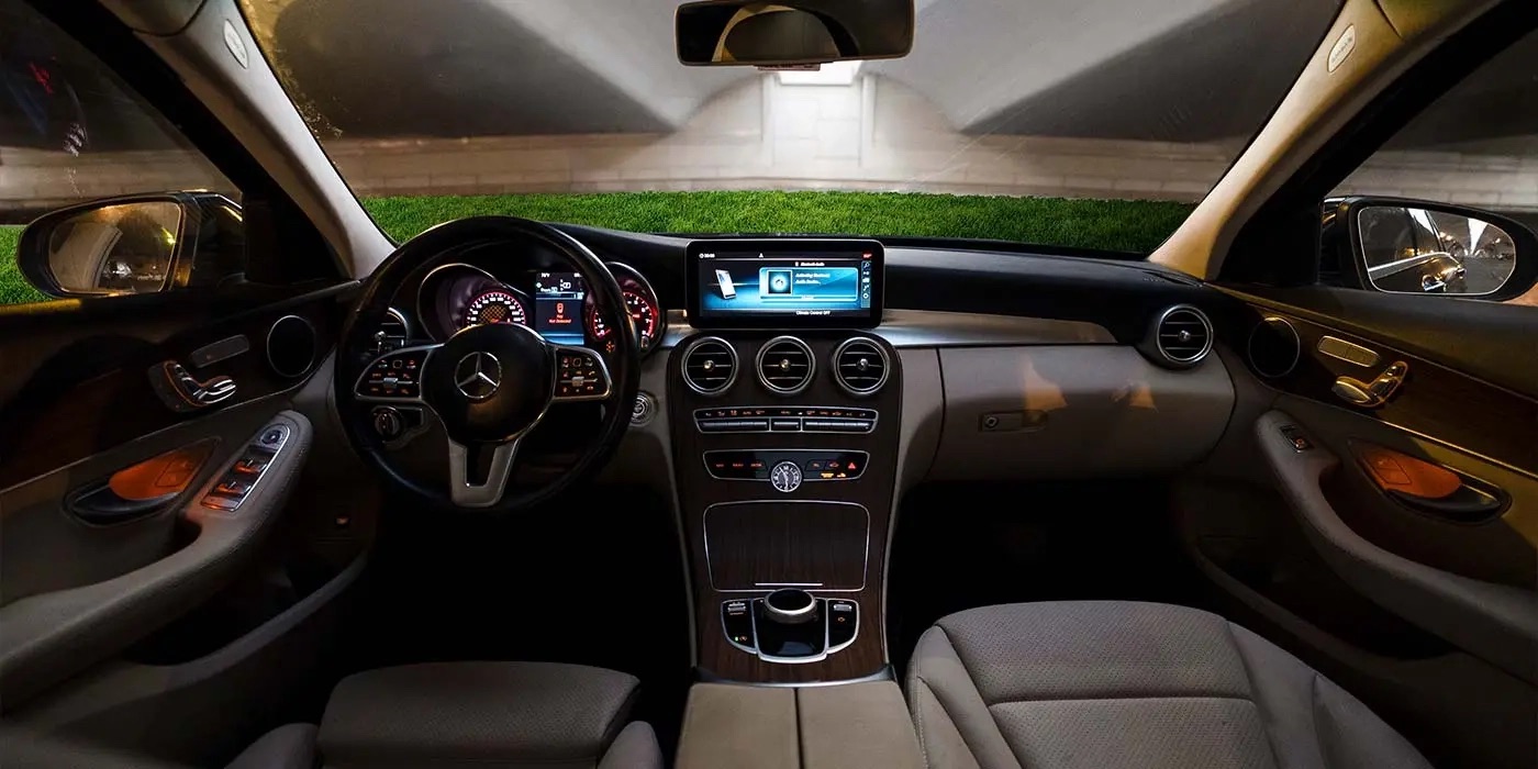 1690559774Mercedes-C300-Black-inside-1 Mercedes Car Rental Dubai and Abu Dhabi - rent a car Exotic cars for rent - Mercedes G Class - S Class - C Class - GLE Coupe GLE 63 S - S500 Brabus Rocket G800 - Cheap affordable luxury premium cars for rent DUbai from Volcoar