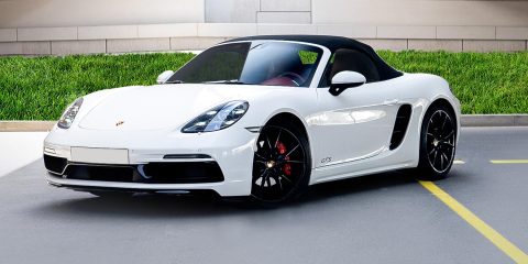Porsche Boxter GTS Dream car rental exotic car cabriolet Dubai