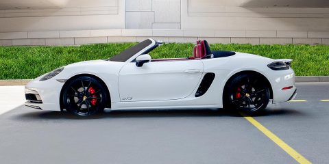 Porsche Boxter GTS Dream car rental exotic car cabriolet Dubai