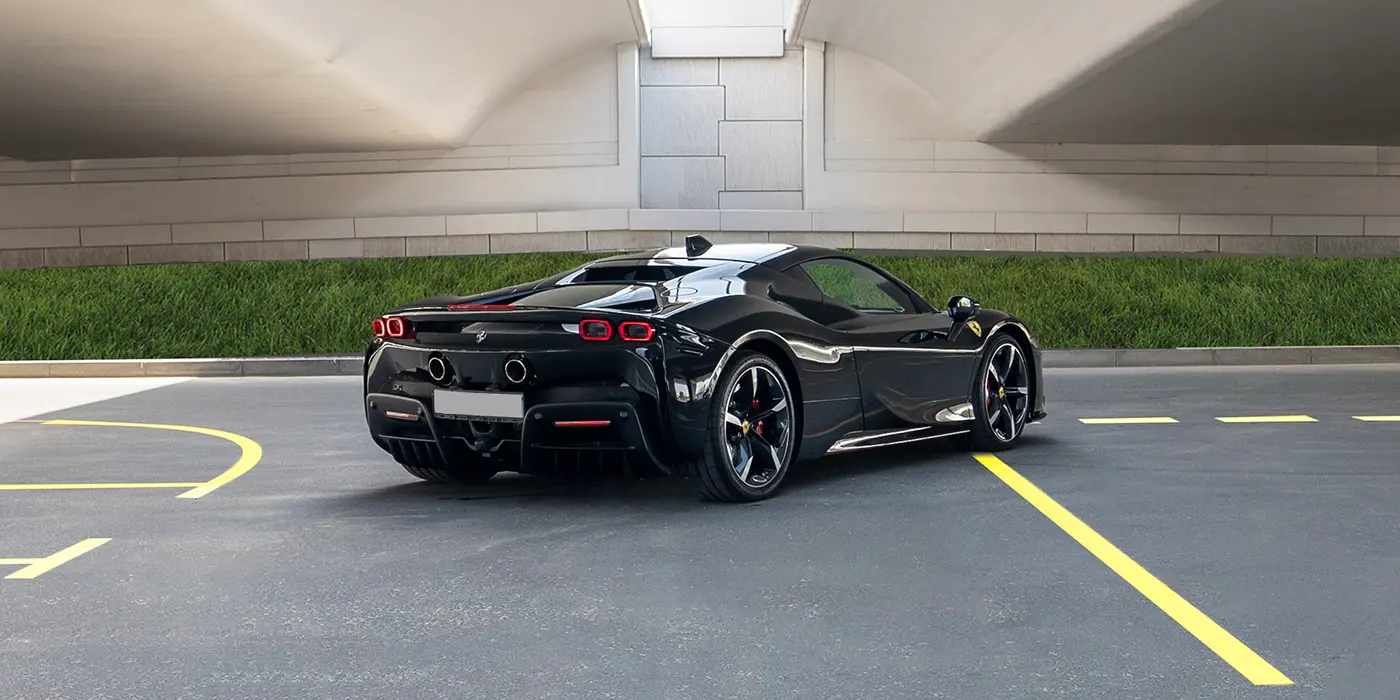 rent-a-car-dubai-ferrari-sf90 Ferrari sf90 Rent a car Exotic rent a car in Dubai and Abu Dhabi from Volocar - dream supercar rental