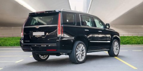cadillac escalade platinum sport big black family suv ideal affordable lucury suv car for family in dubai