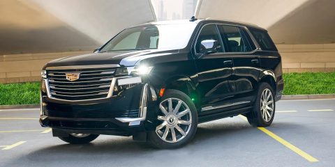 cadillac escalade platinum sport big black family suv ideal affordable lucury suv car for family in dubai