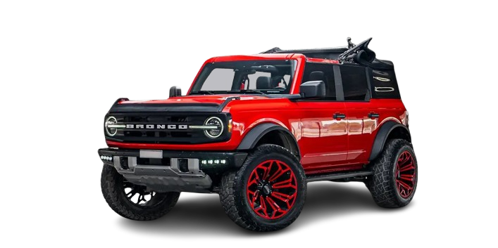 Rent a car in Dubai and Abu Dhabi from Volocar - Ford Mustang and Ford Bronco for hire - car rental muscle car american car