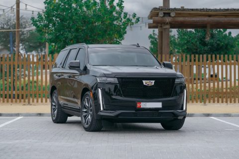 Cadillac Escalade All Black rent a car in Dubai and Abu Dhabi for rent