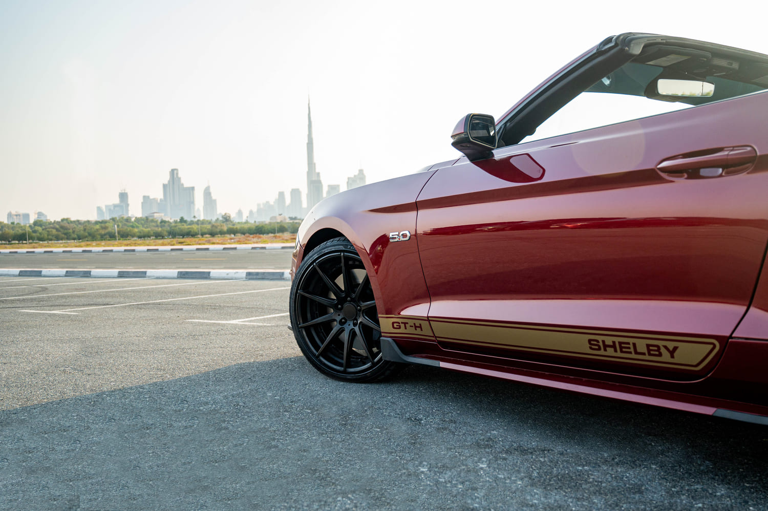 Ford-Mustang-GT-V8-Convertible-Red-