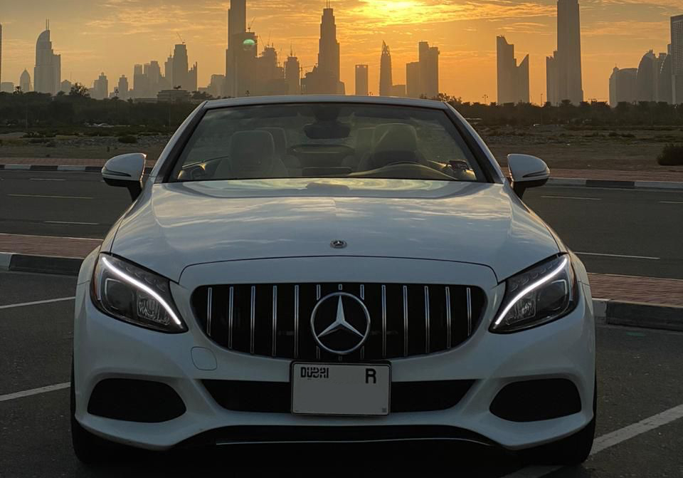 Mercedes-C-300-con Mercedes Car Rental Dubai and Abu Dhabi - rent a car Exotic cars for rent - Mercedes G Class - S Class - C Class - GLE Coupe GLE 63 S - S500 Brabus Rocket G800 - Cheap affordable luxury premium cars for rent DUbai from Volcoar