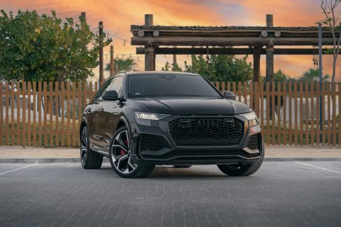 Audi RS Q8, Dubai car rental, SUV, Sports, Power, Supercar, no deposit, cheap, discount,