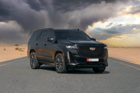 Cadillac Escalade All Black rent a car in Dubai and Abu Dhabi for rent