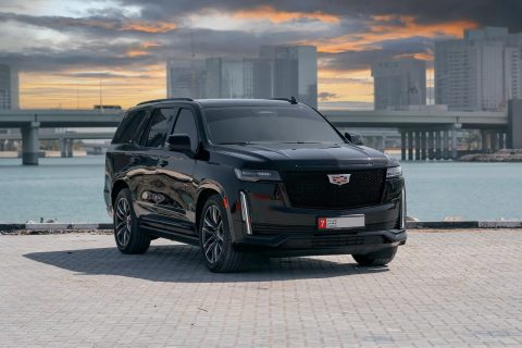 Cadillac Escalade All Black rent a car in Dubai and Abu Dhabi for rent