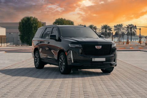 Cadillac Escalade All Black rent a car in Dubai and Abu Dhabi for rent