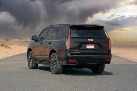 Cadillac Escalade All Black rent a car in Dubai and Abu Dhabi for rent