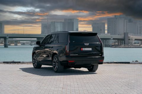 Cadillac Escalade All Black rent a car in Dubai and Abu Dhabi for rent