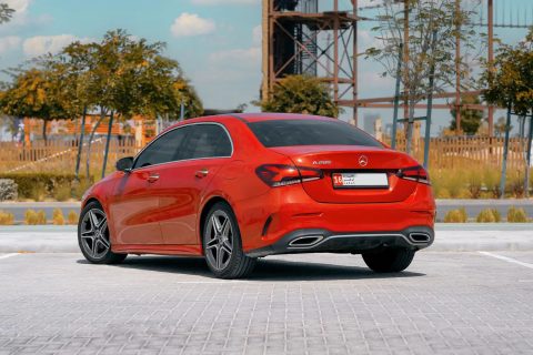 Mercedes A200 rent a car in Dubai and Abu Dhabi with full insurance and no deposit