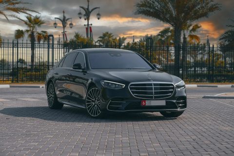 Mercedes S Class limousine luxury car for rent in Dubai