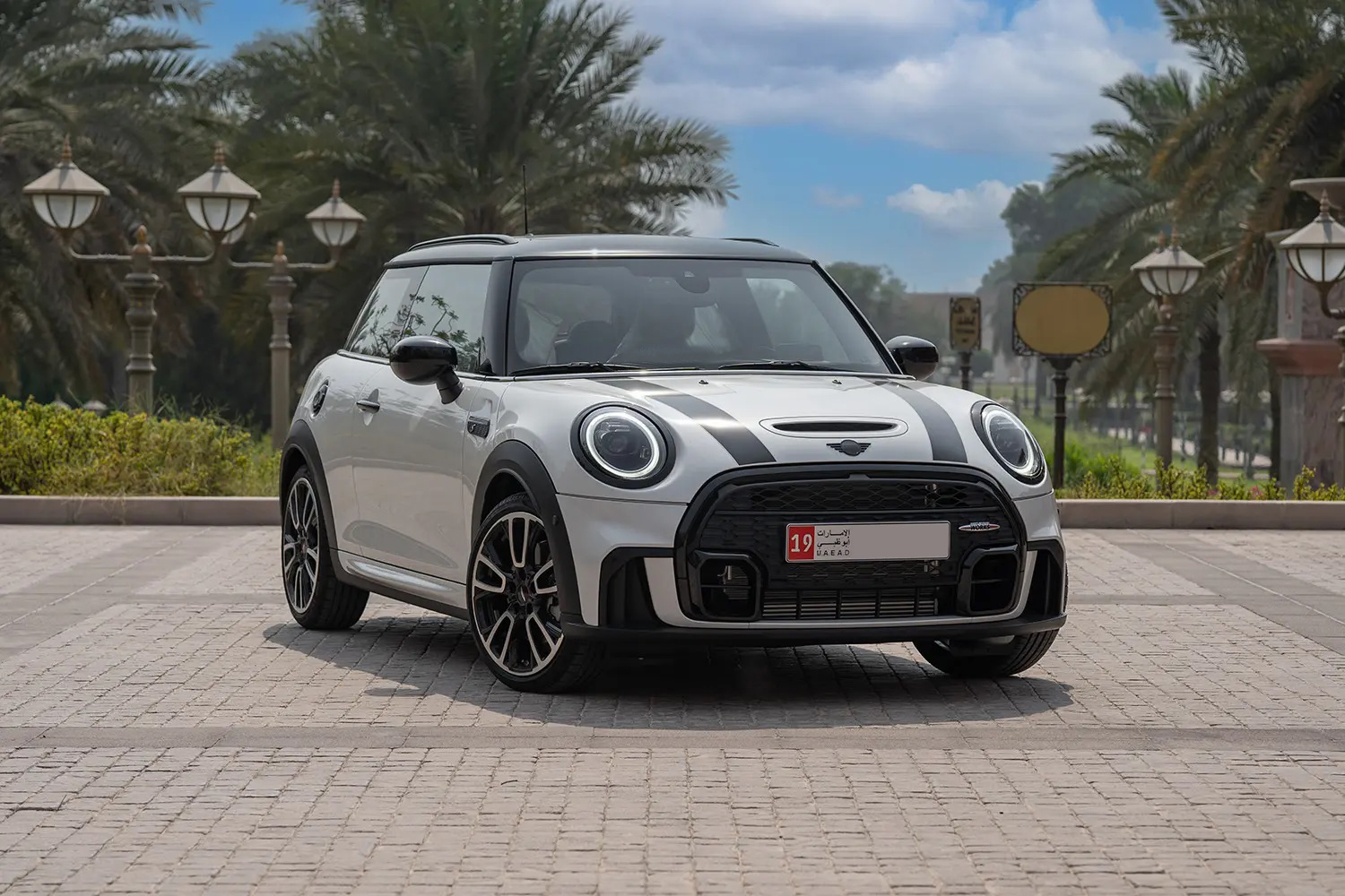 Rent-Mini-Cooper-S-in-Dubai-1-2 Rent a car in Dubai from Volocar. Mini Cooper S with full interior options