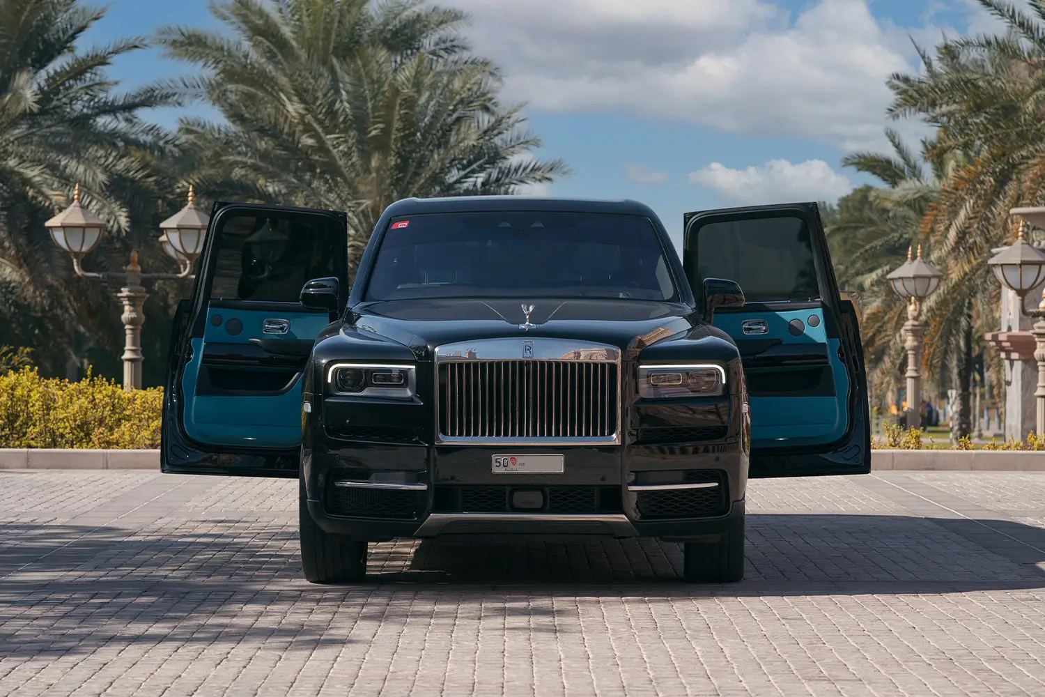 Volocar-Rent-Rolls-Royce-Cullinan-In-Dubai-1 Rent a car in Dubai, Rolls Royce Cullinan, most Luxury SUV, the most luxurious brand, top rental company