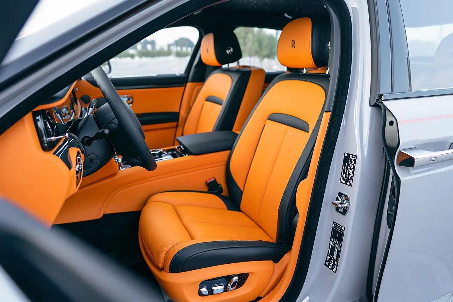 Volocar-Rent-Rolls-Royce-Ghost-Black-Badge-in-Dubai-10 Rent a car in Dubai, Rolls Royce Ghost Black Badge, the most luxurious brand, top rental company