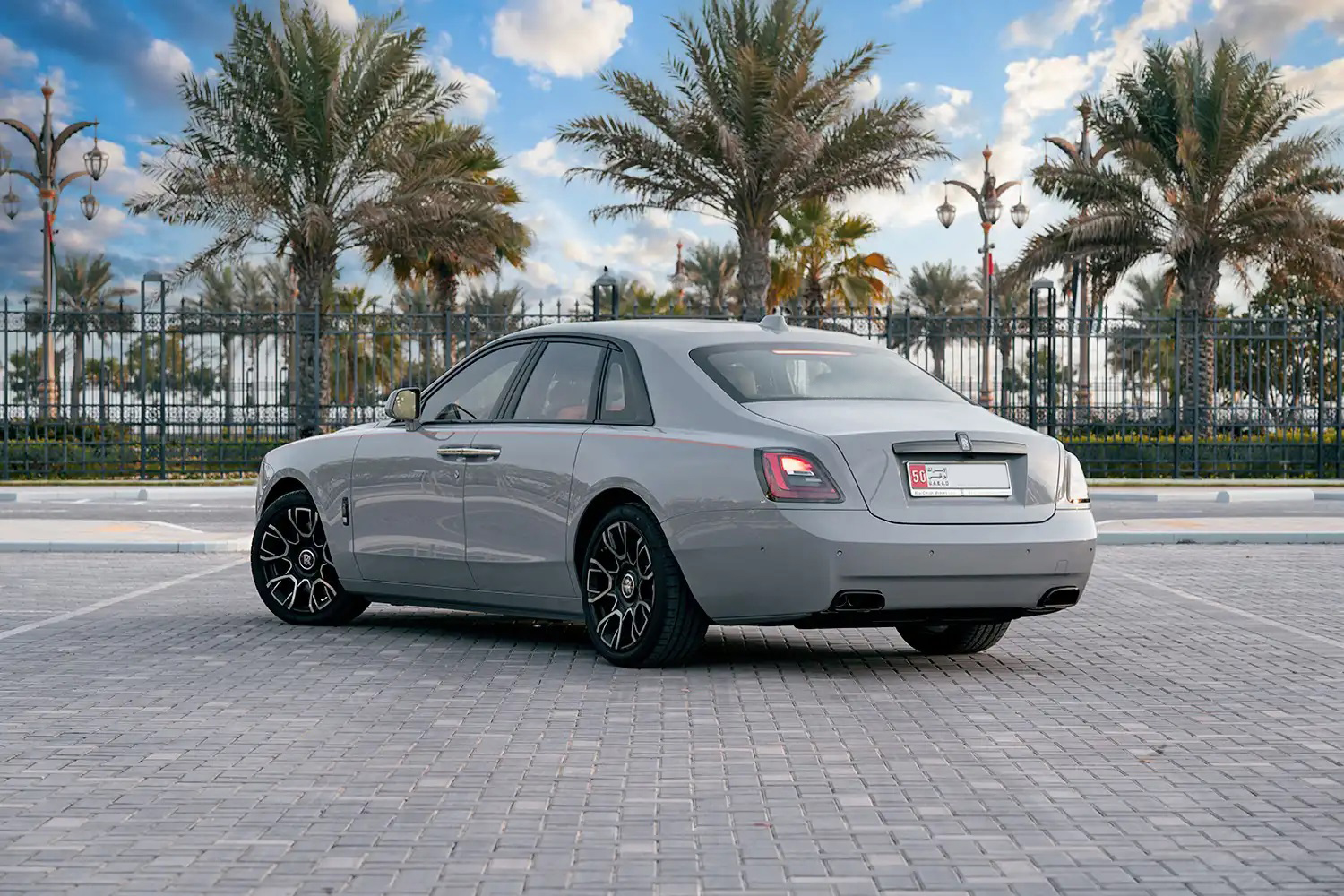 Volocar-Rent-Rolls-Royce-Ghost-Black-Badge-in-Dubai-3 Rent a car in Dubai, Rolls Royce Ghost Black Badge, the most luxurious brand, top rental company