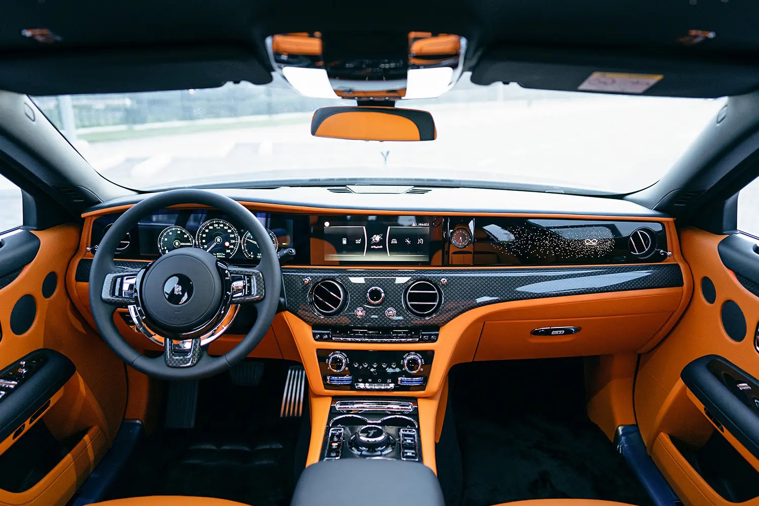 Volocar-Rent-Rolls-Royce-Ghost-Black-Badge-in-Dubai-7 Rent a car in Dubai, Rolls Royce Ghost Black Badge, the most luxurious brand, top rental company