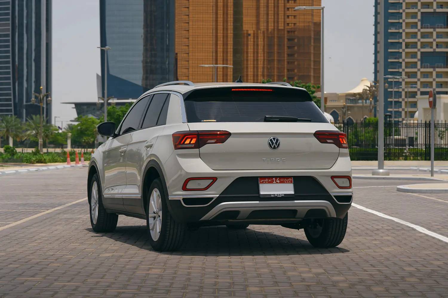 Rent-Volkswagen-T-Roc-Dubai-4-2 VW T Roc, car rental, best car rental company in Dubai and Abu Dhabi, amazing deals and offers.