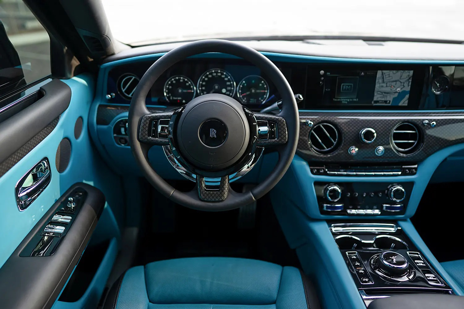 Volocar-Rolls-Royce-Ghost-Black-Badge-9-1 Rent a car in Dubai, Rolls Royce Ghost Black Badge, the most luxurious brand, top rental company