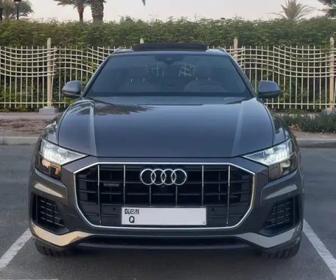 Rent a cheap affordable car economy car for hire in Dubai and Abu Dhabi from Volocar - Audi Q8 rental
