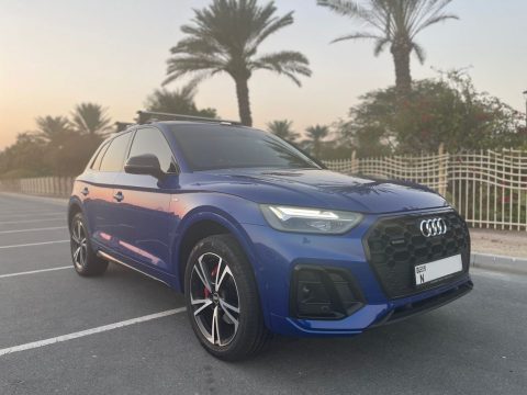 Rent a cheap affordable car economy car for hire in Dubai and Abu Dhabi from Volocar - Audi Q5 rental