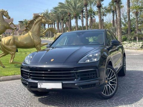 Rent a Porsche Cayenne Coupe Luxury Sport SUV for hire in Dubai and Abu Dhabi
