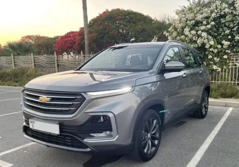 Rent a car in Dubai and Abu Dhabi Cheap affordable car SUV Chevrolet Chevy Captiva