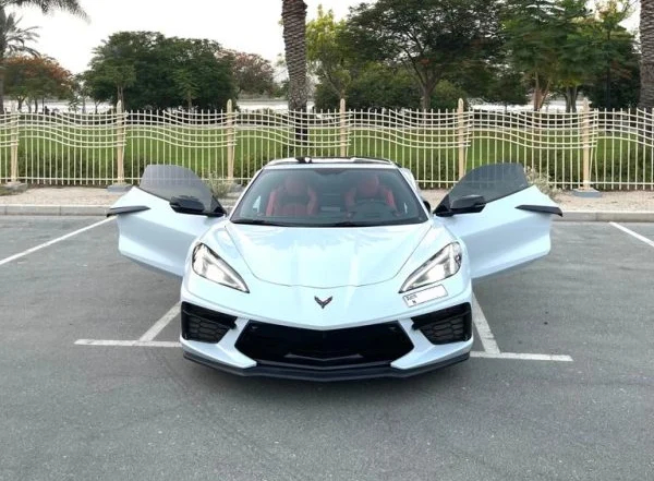 rent-a-car-dubai-chevy-corvette-c8-stingray Chevy Chevrolet Corvette C8 for rent in Dubai. Corvette rental exotic supercar for hire dubai