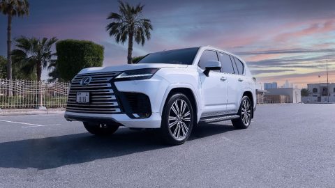 Rent a car Dubai and Abu Dhabi Lexus LS600 big SUV for your family