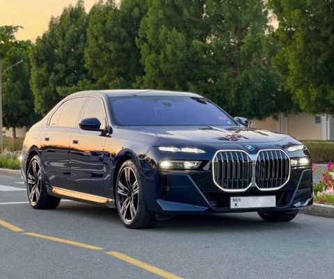 BMW 7 Series limousine for hire with or without driver luxury limousine bmw 735li and 740li