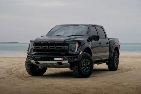 Rent a car in Dubai and Abu Dhabi from Volocar - Ford Mustang and Ford Bronco for hire - car rental muscle car american car