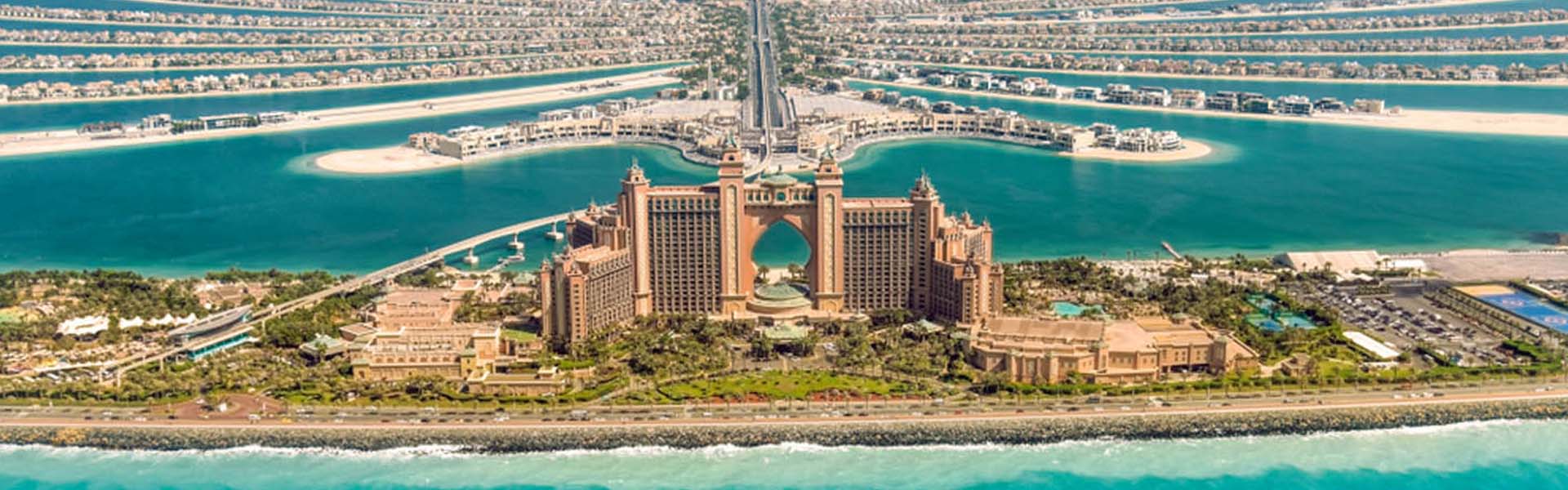 Rent a car in Dubai from Volocar to drive around The Palm Jumeirah and atlantis The Royal