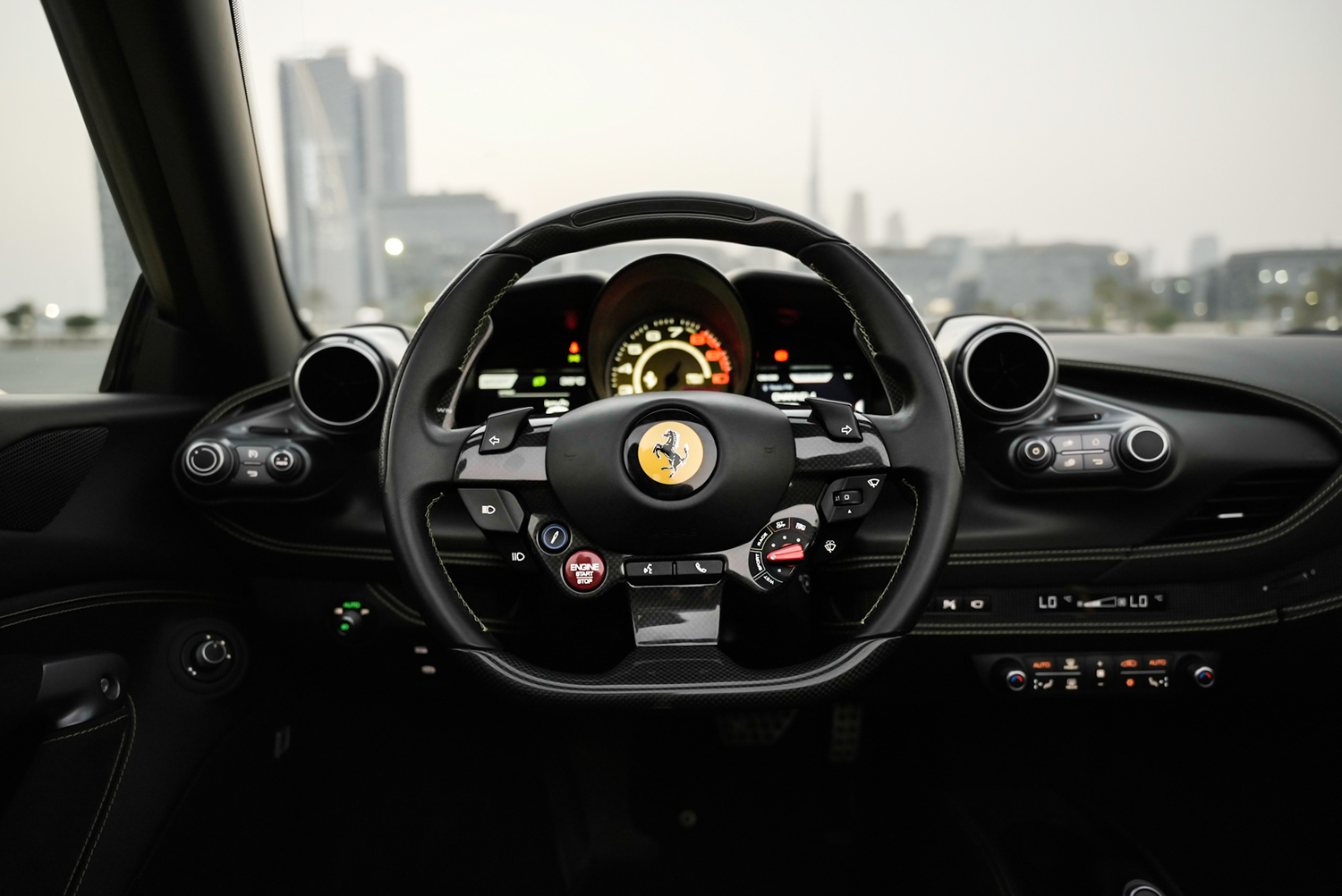 rent-a-car-dubai-ferrari-F8-spyder-volocar Ferrari F8 spyder convertible Rent a car Exotic rent a car in Dubai and Abu Dhabi from Volocar - dream supercar rental