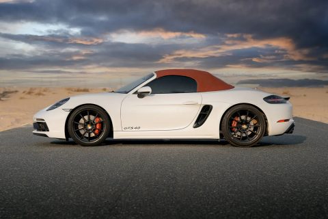 Porsche Boxter GTS Dream car rental exotic car cabriolet Dubai