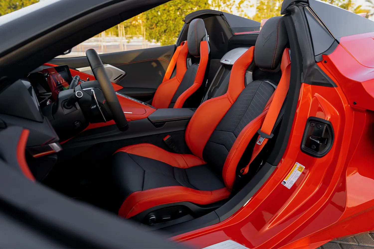 Rent-Chevrolet-Corvette-C8-In-Dubai-9-1 Chevy Chevrolet Corvette C8 for rent in Dubai. Corvette rental exotic supercar for hire dubai
